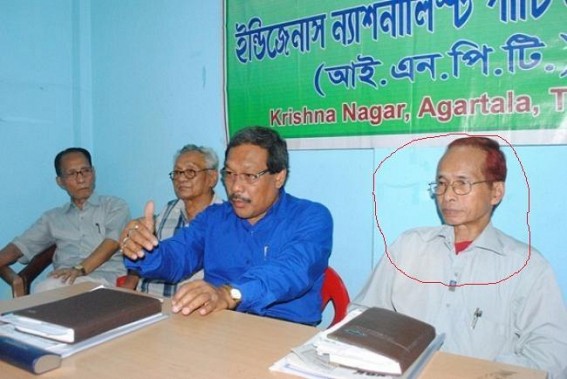 Former TNV supremo Bijoy Hrangkhawal,  an interlocutor in peace talks worries Tripura Administration